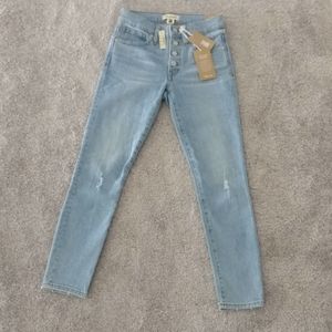 NWT Madewell skinny cropped jeans 24